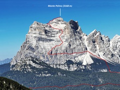 Monte Pelmo - Cengia Ball  (ruta „Via normale“)