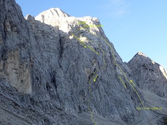 Mala Mojstrovka – alpinistički smjer Severna raz