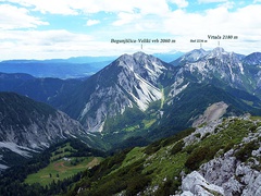 Uspon na Begunjščicu - Veliki vrh od Ljubelja